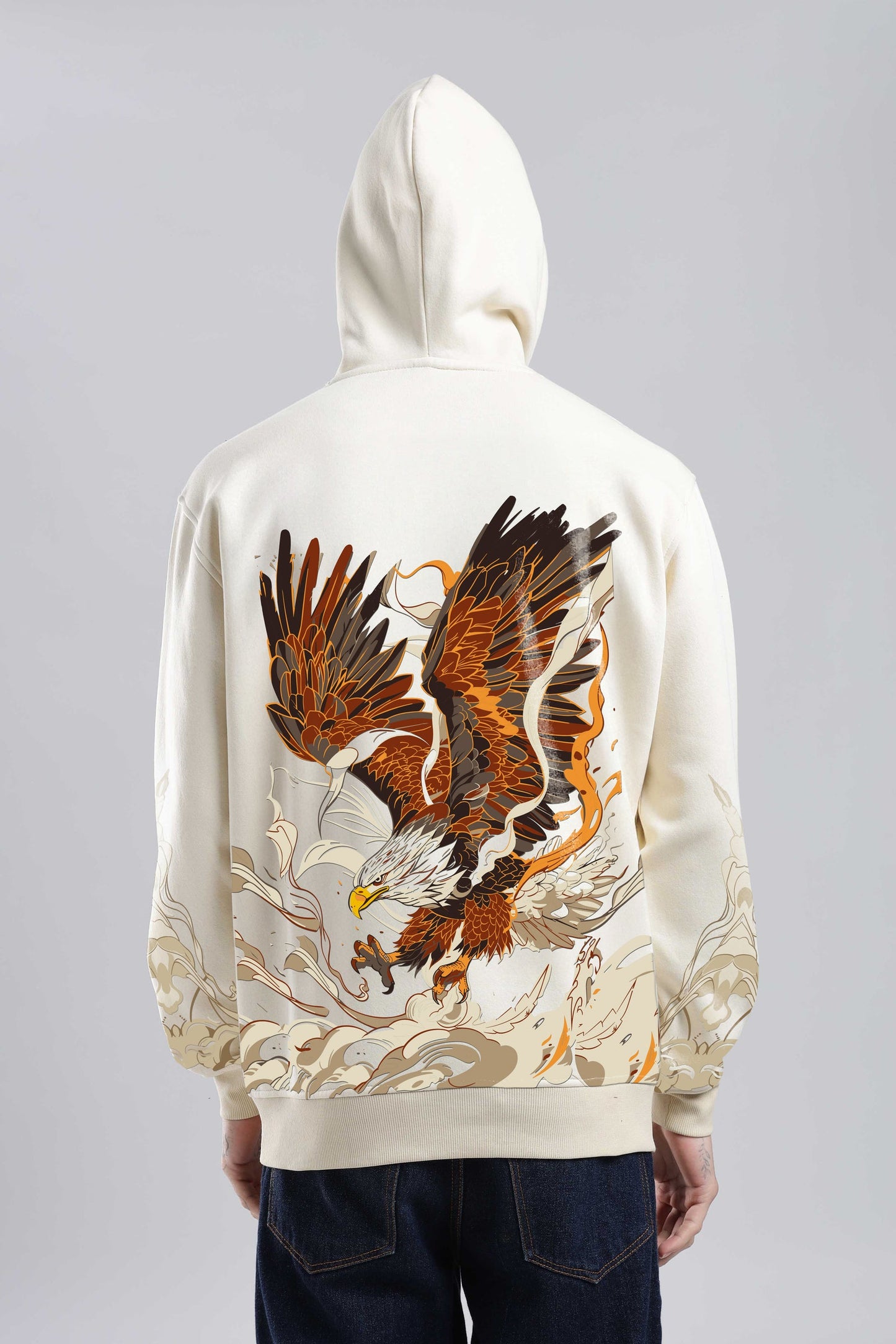 LIBERATION BEIGE OVERSIZED HOODIE